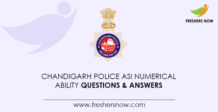 Chandigarh-Police-ASI-Numerical-Ability-Questions-&-Answers