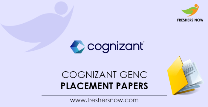 Cognizant-GenC-Placement-Papers