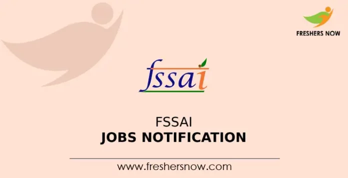 Fssai jobs notification
