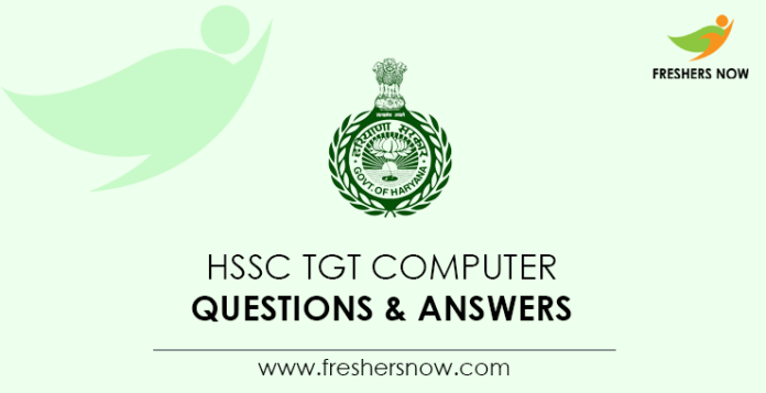 HSSC-TGT-Computer-Questions-&-Answers