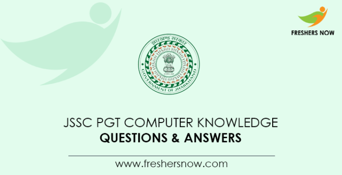 JSSC-PGT-Computer-Knowledge-Questions-&-Answers