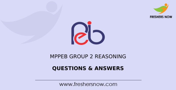 MPPEB Group 2 Reasoning Questions & Answers