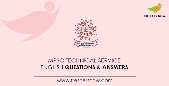 MPSC-Technical-Service-English-Questions-&-Answers