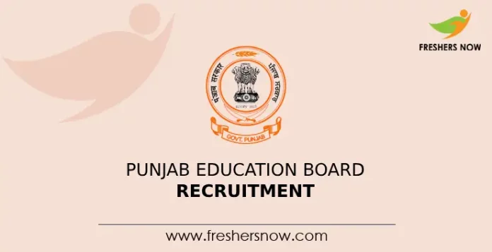 Punjab Education Board Recruitment