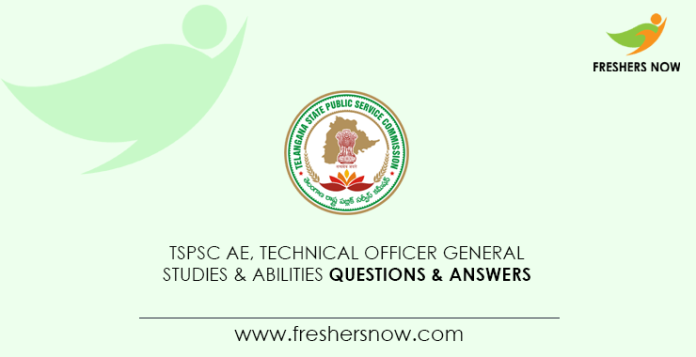 TSPSC-AE,-Technical-Officer-General-Studies-&-Abilities-Questions-&-Answers