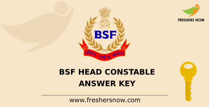 BSF Head Constable Answer Key (1)