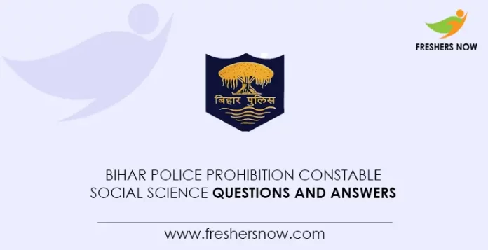 Bihar-Police-Prohibition-Constable-Social-Science-Questions-and-Answers