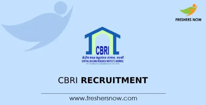 CBRI Recruitment