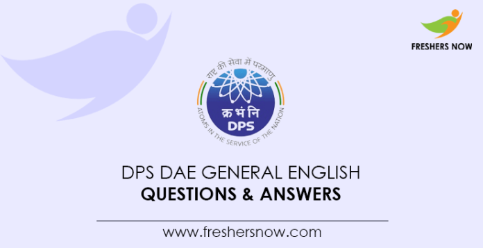 DPS-DAE-General-English-Questions-&-Answers