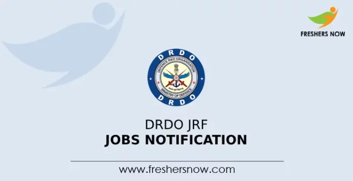 DRDO JRF Jobs Notification