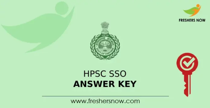 HPSC SSO Answer Key 2024