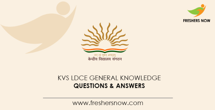 KVS-LDCE-General-Knowledge-Questions-&-Answers