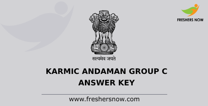 Karmic Andaman Group C Answer Key