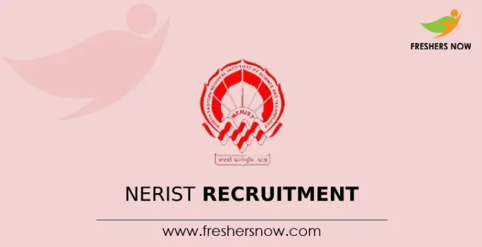 NERIST Recruitment