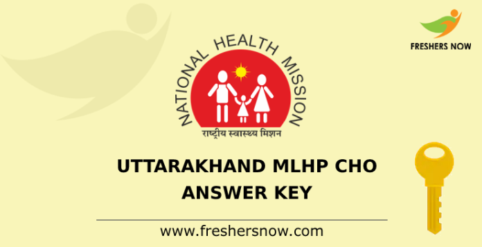 NHM Uttarakhand MLHP CHO Answer Key