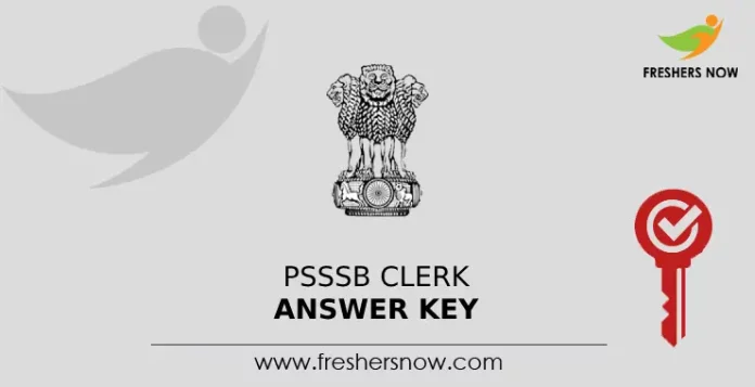 PSSSB Clerk Answer Key