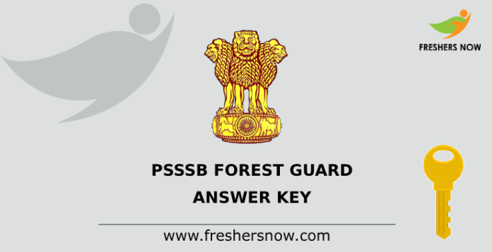 PSSSB Forest Guard Answer Key Logo