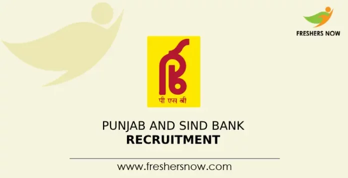 Punjab and Sind Bank Recruitment