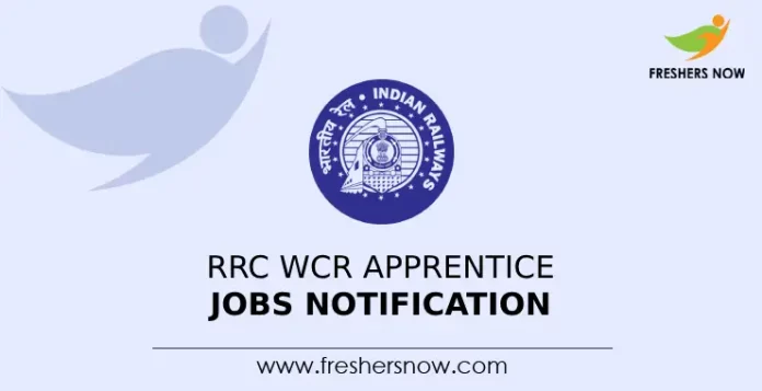 RRC WCR Apprentice Jobs Notification