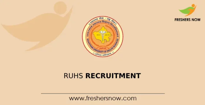 RUHS Recruitment