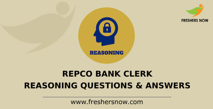 Repco Bank Clerk Reasoning Questions and Answers