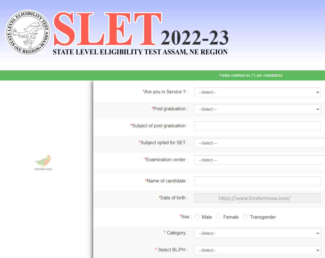 Assam SLET Step 2