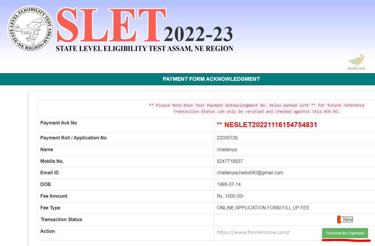 Assam SLET Step 5