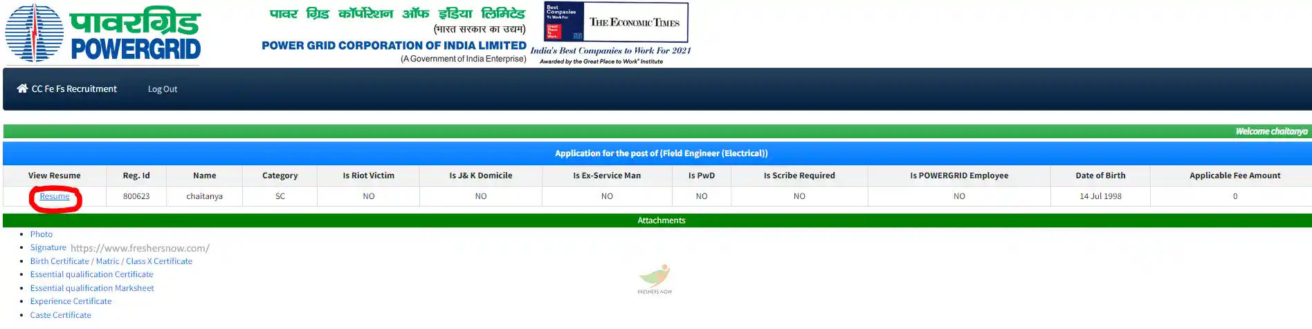 PGCIL Step5