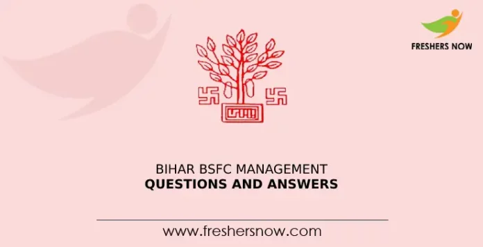 Bihar BSFC Management Questions and Answers