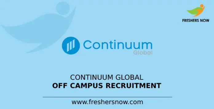 Continuum Global Off Campus Recruitment