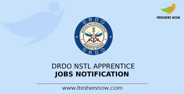 DRDO NSTL Apprentice Jobs Notification