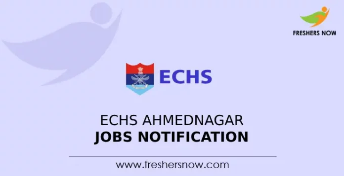 ECHS Ahmednagar Jobs Notification