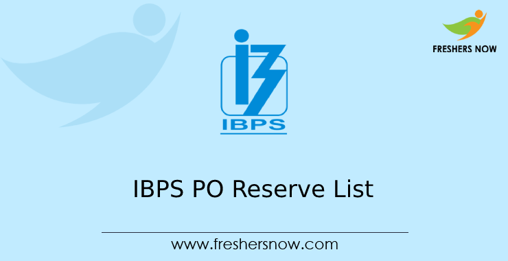 IBPS PO Reserve List 2023 (Out) | Provisional Allotment List