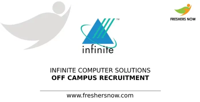 Infinite Computer Solutions Off Campus Recruitment