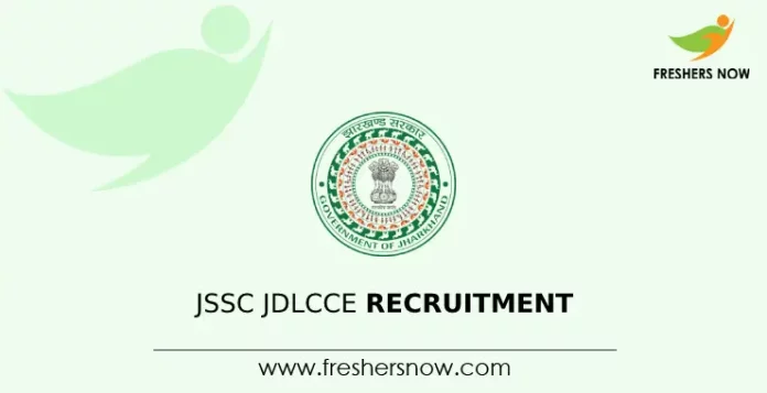 JSSC JDLCCE Recruitment