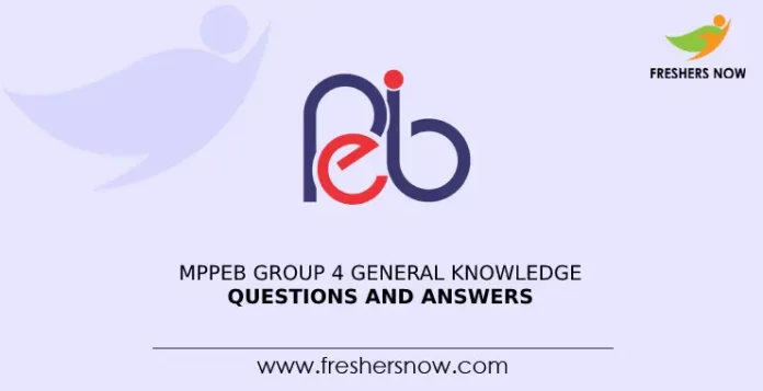 MPPEB Group 4 General Knowledge Questions and Answers