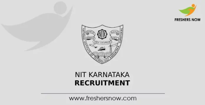 NIT Karnataka Recruitment