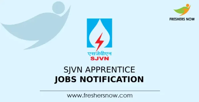 SJVN Apprentice Jobs Notification