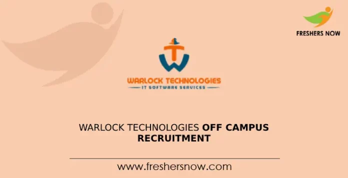 Warlock Technologies Off Campus Recruitment