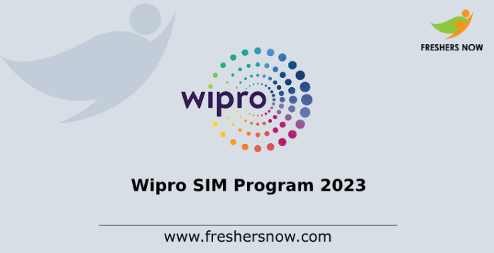 Wipro SIM Program 2023