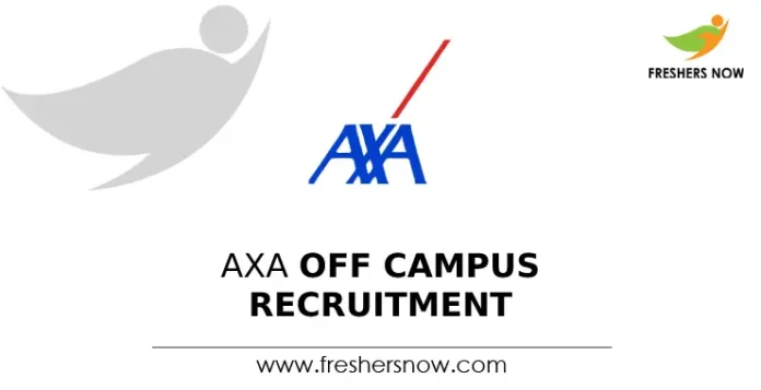 AXA Off Campus Recruitment