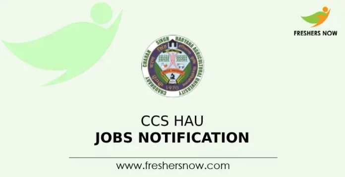CCS HAU Jobs Notification