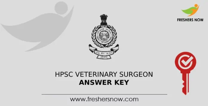 HPSC Veterinary Surgeon Exam Key