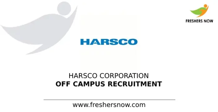 Harsco Corporation Off Campus Recruitment