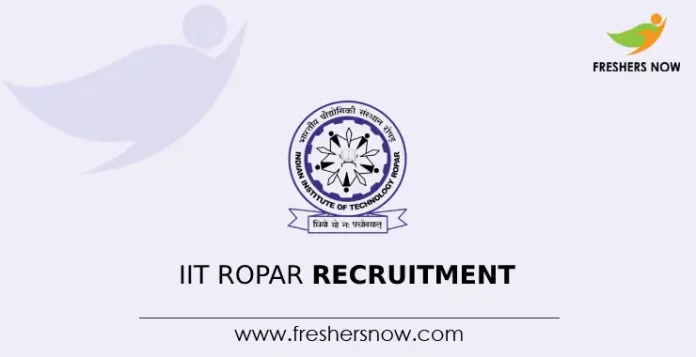 IIT Ropar Recruitment Notification