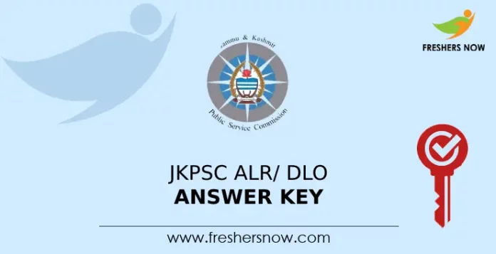 JKPSC ALR_ DLO Answer Key