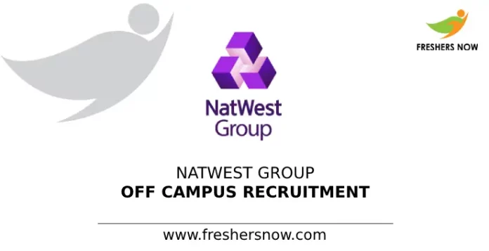 NatWest Group Off Campus Recruitment