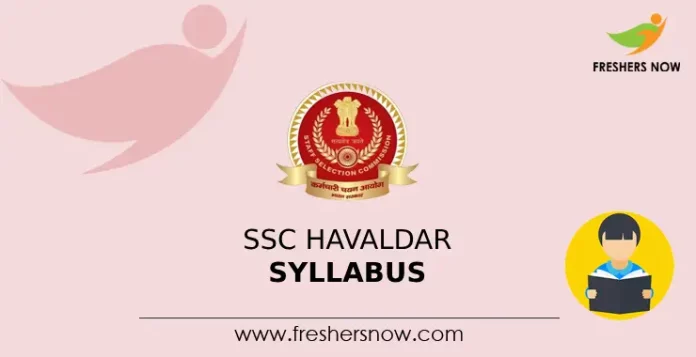 SSC Havaldar Syllabus