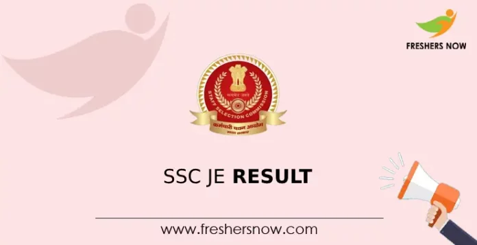 SSC JE Result