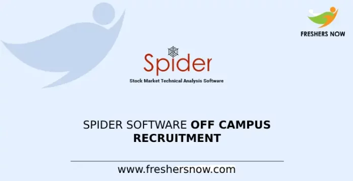 Spider Software Off Campus Recruitment